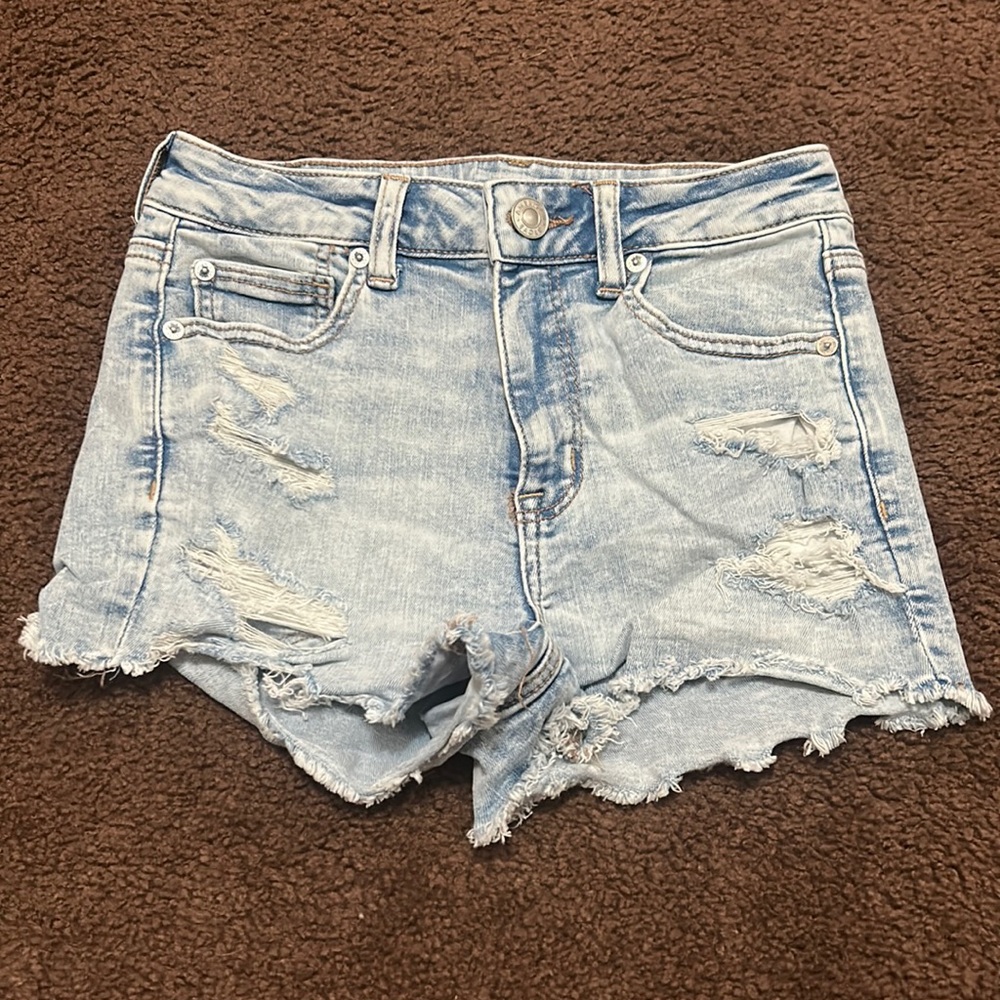 American Eagle Next Level Stretch Light Blue Shorts